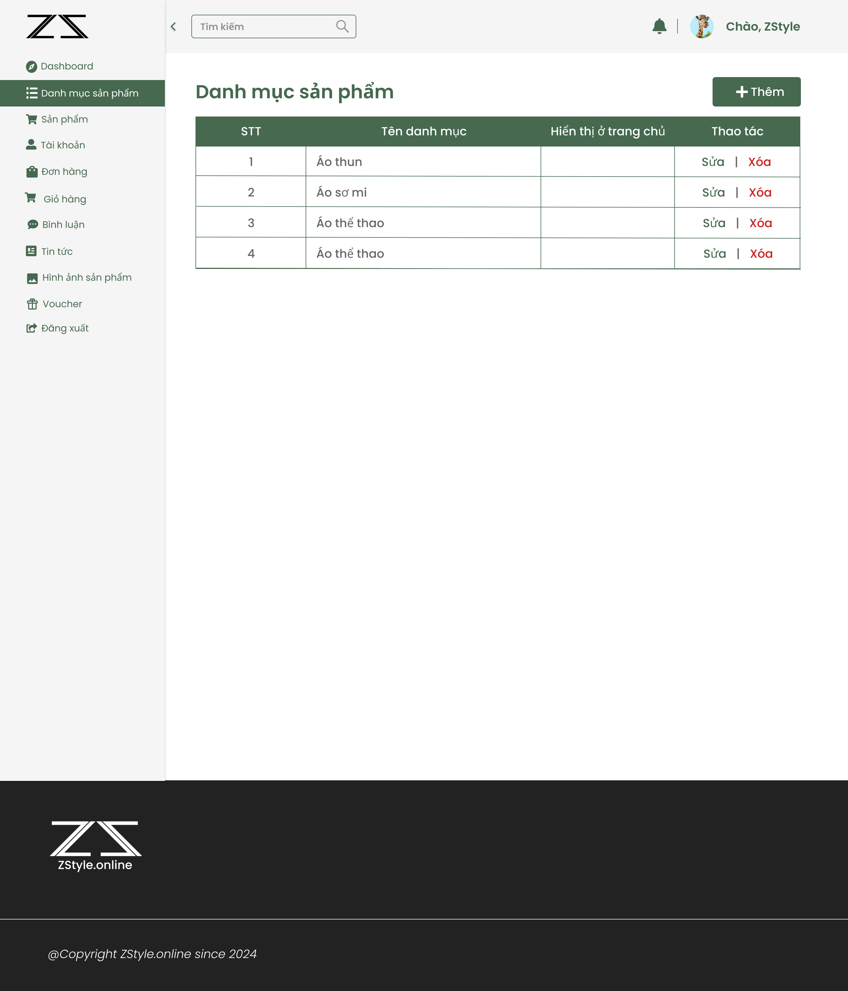 Manage Products