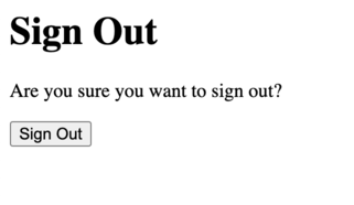 Sign Out