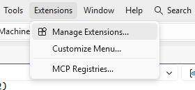Configuration step 1
