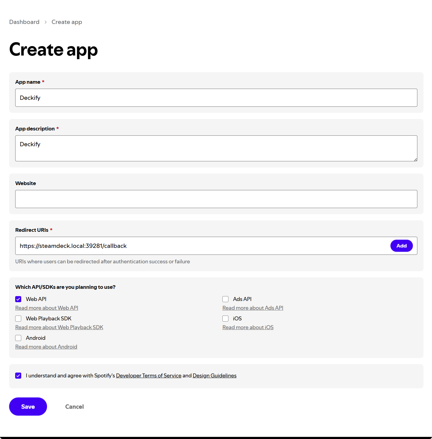 Create App
