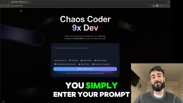 Chaos Coder Demo