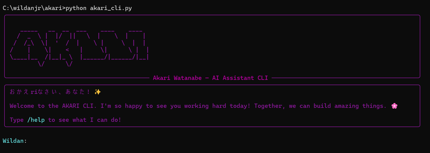 AKARI CLI