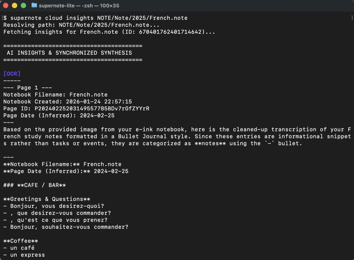 CLI AI Insights