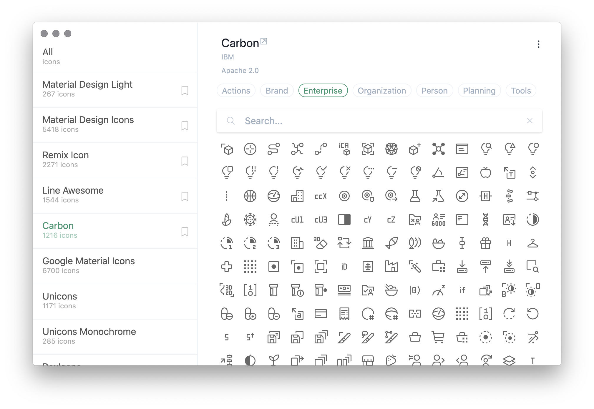 Icônes screenshot 2