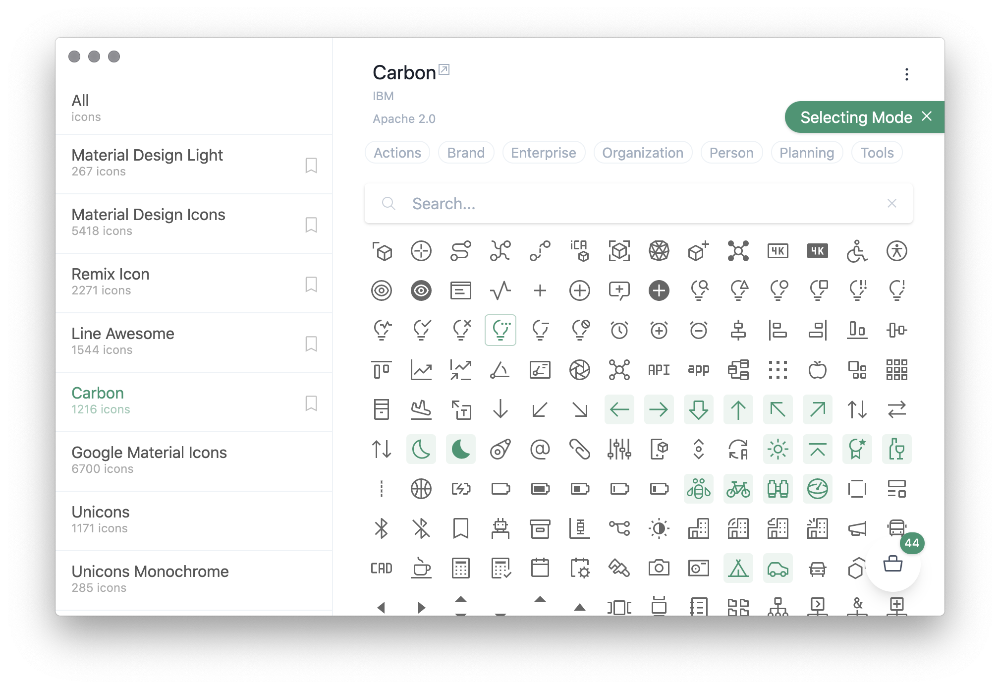 Icônes screenshot 4