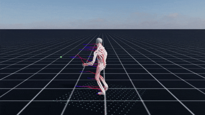 Diffusion-guided walking