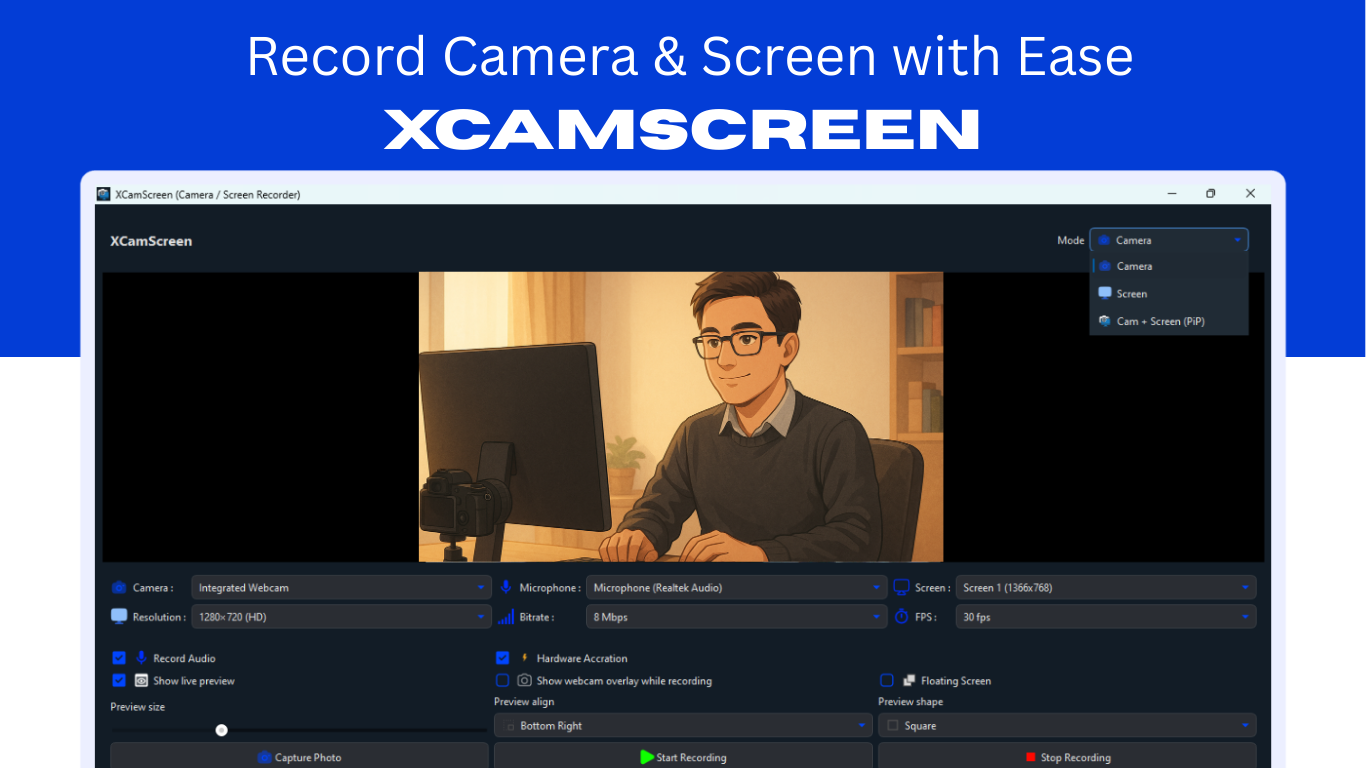 XCamScreen Banner