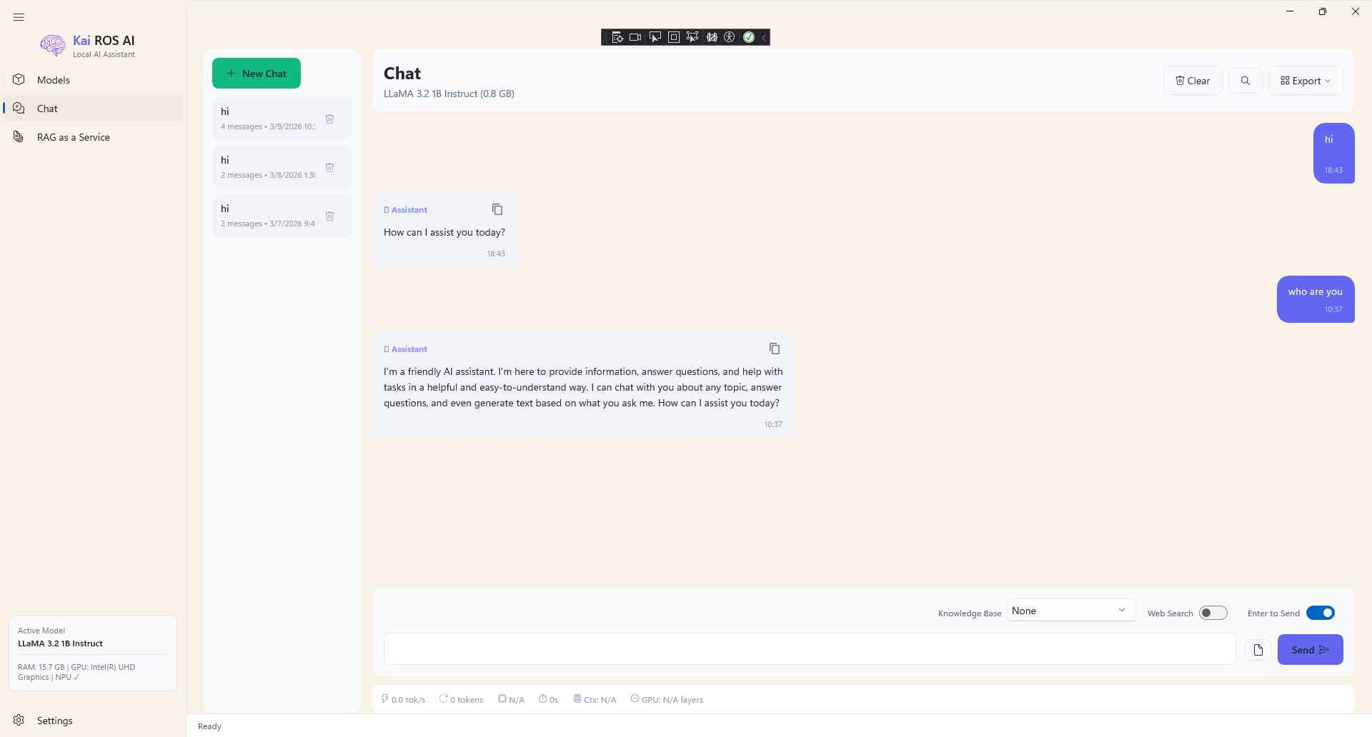 Chat Interface