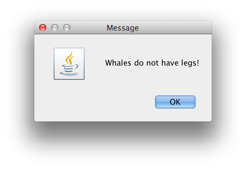 whale legs screen