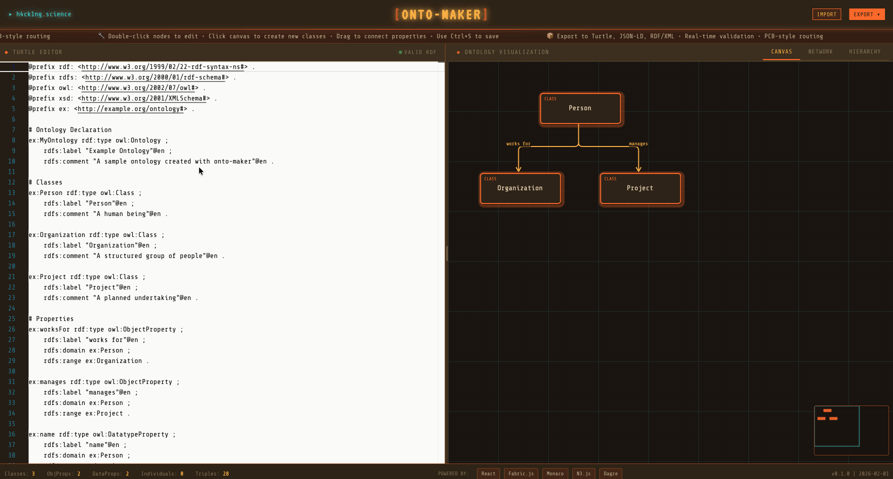 Onto-maker demo