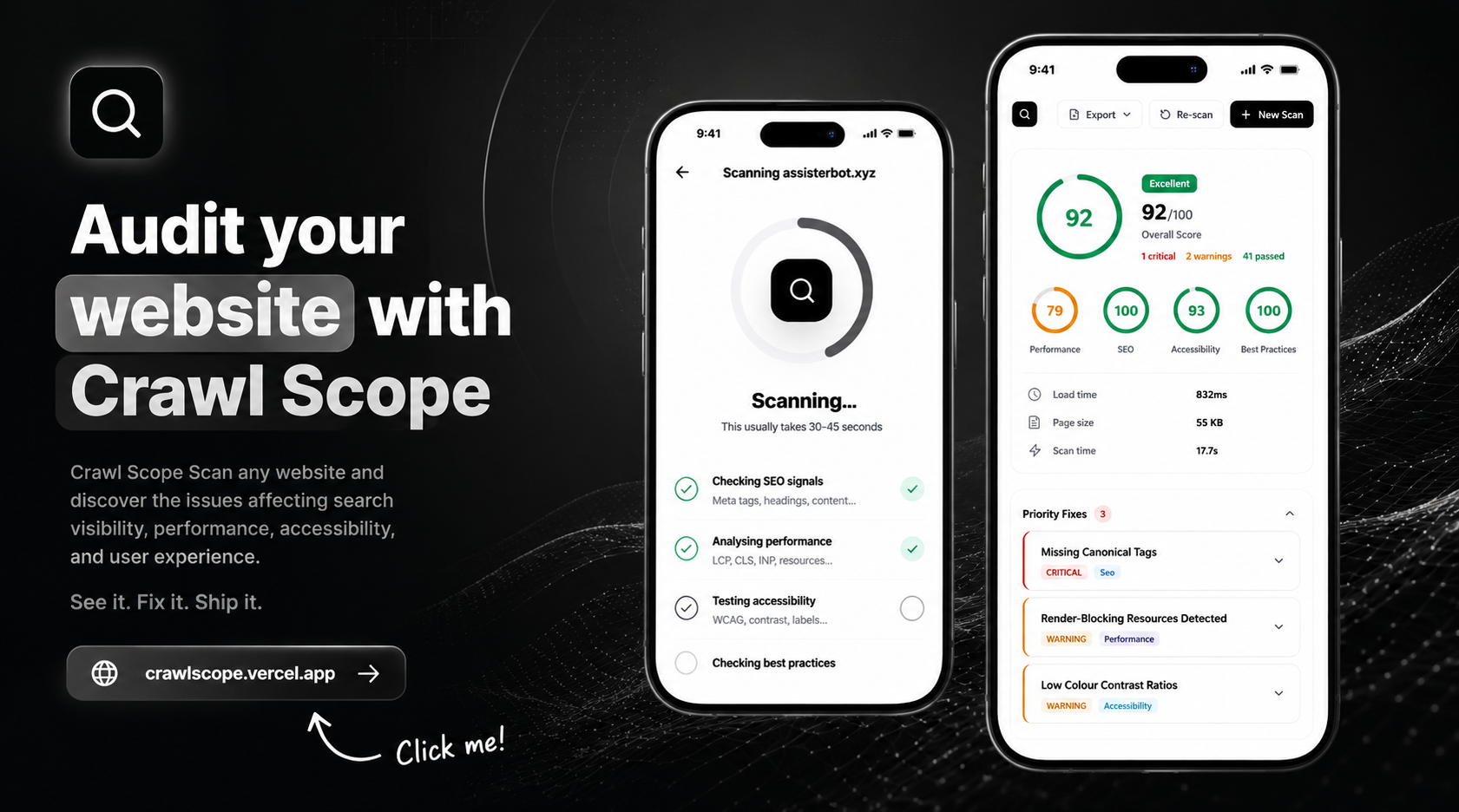 CrawlScope screenshot
