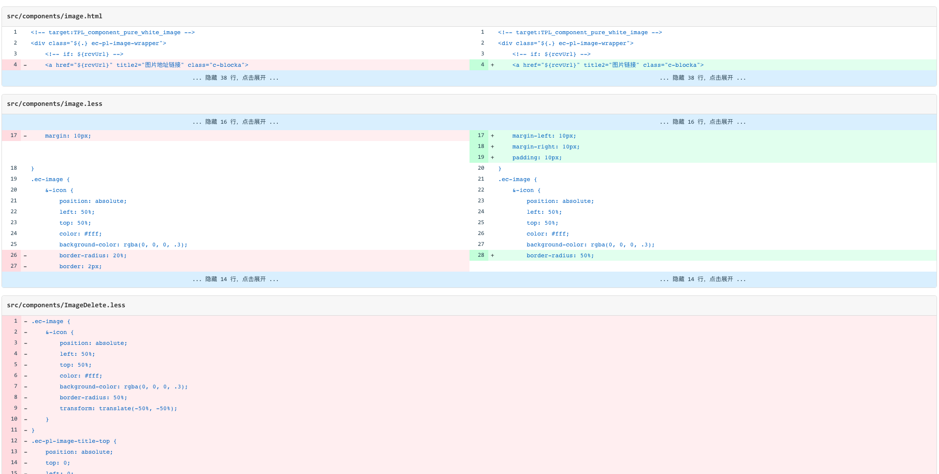 code diff