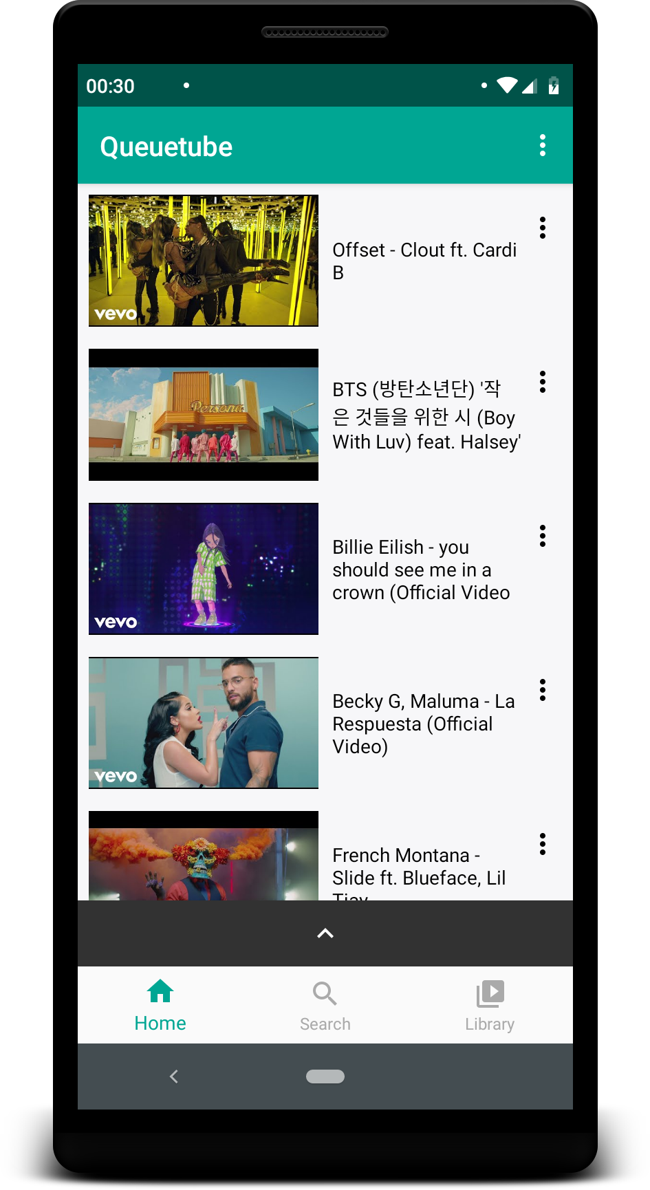 Queuetube Home