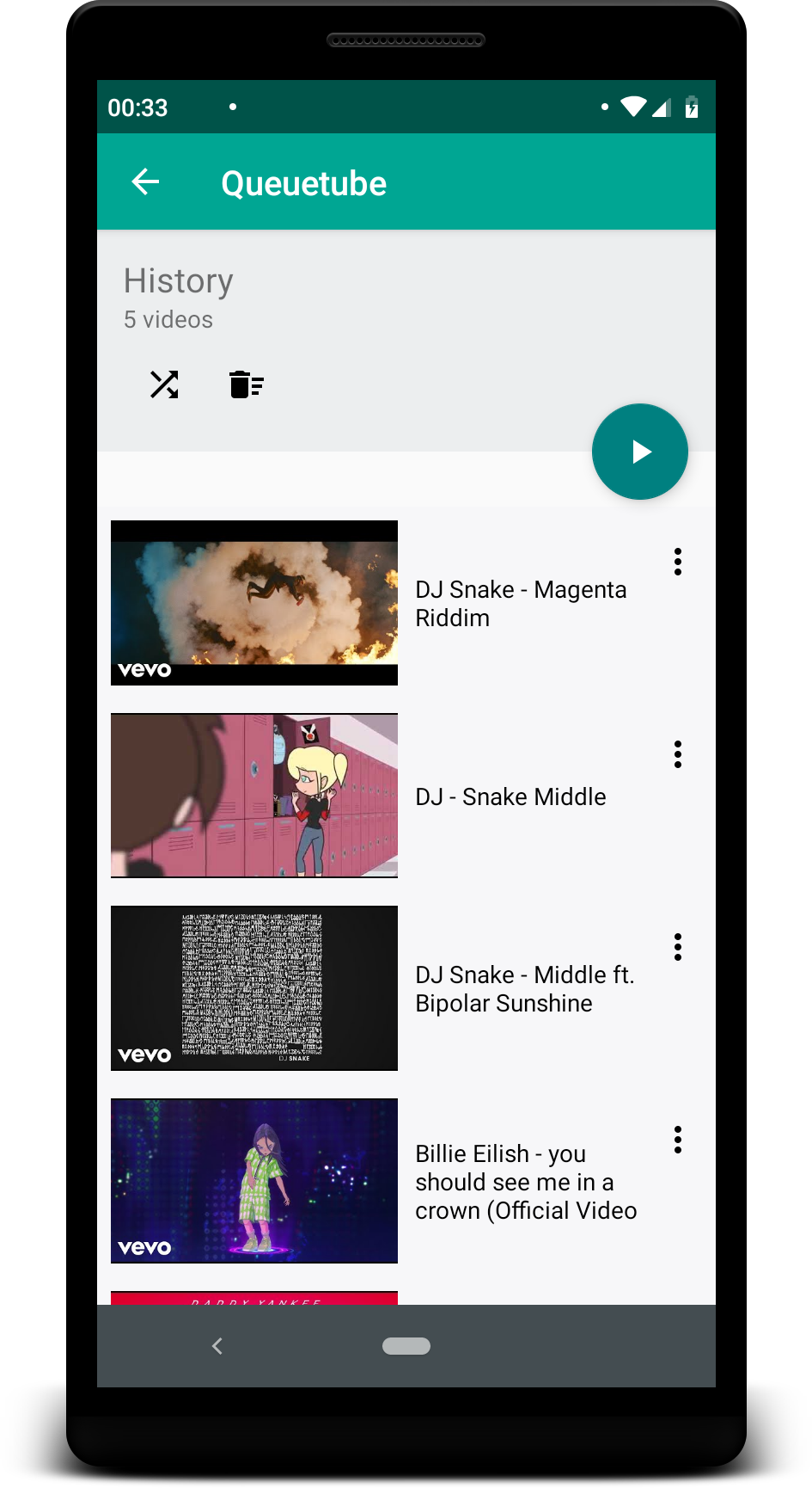 Queuetube Playlist