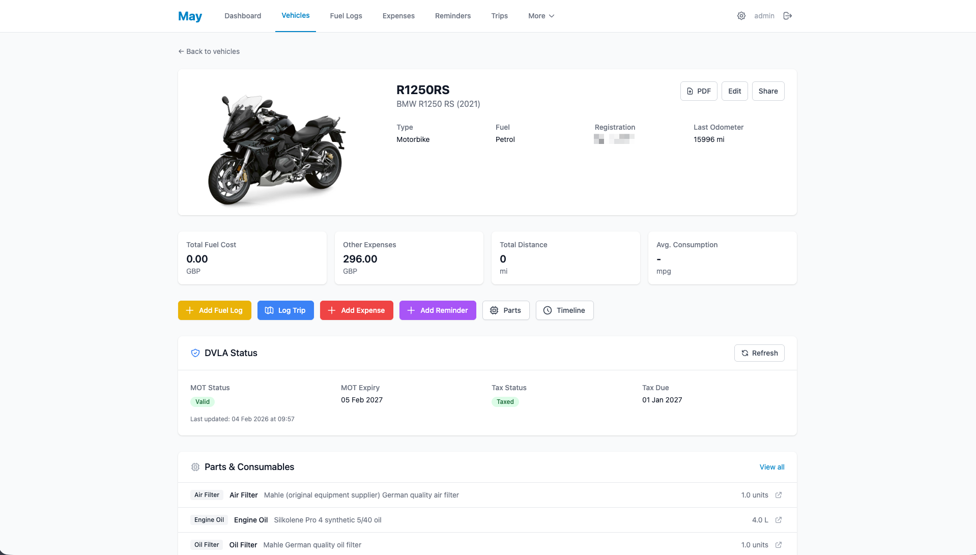 Vehicle Details