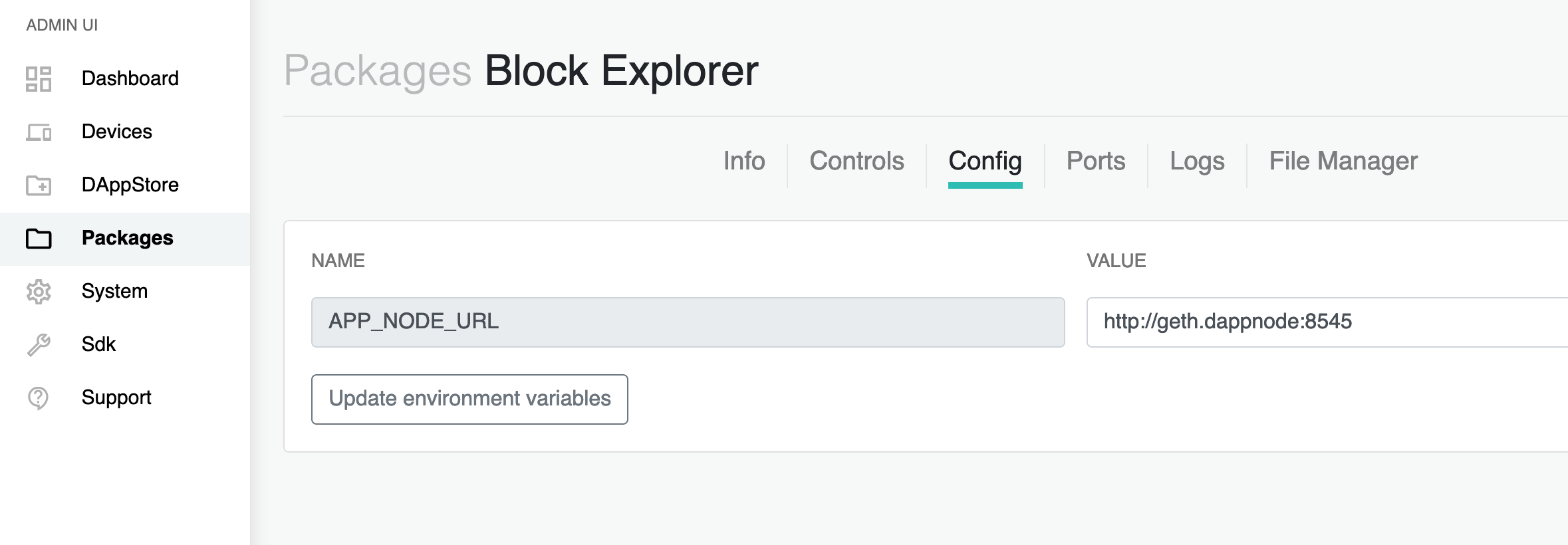 package-config