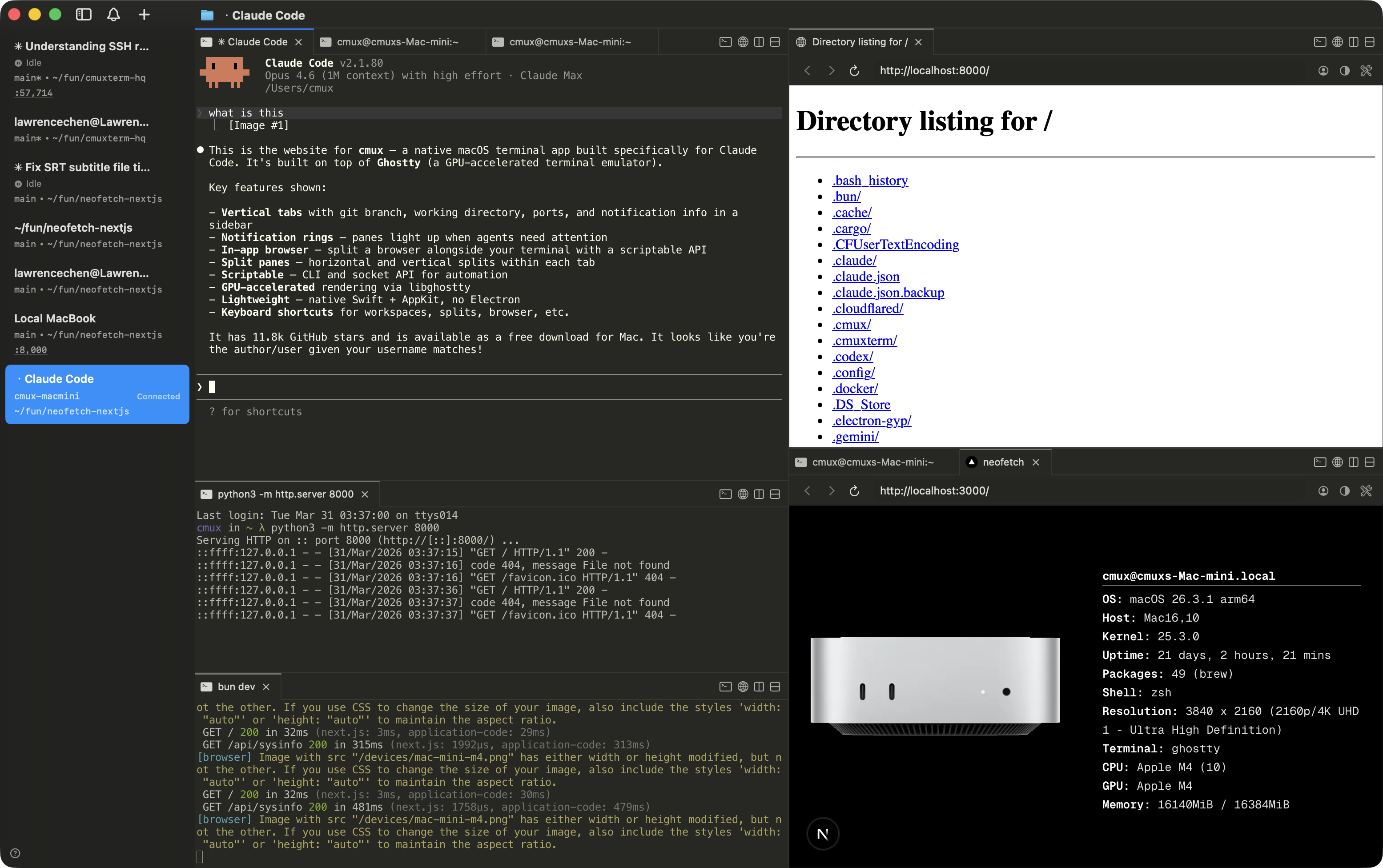 cmux SSH