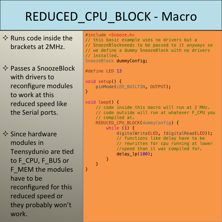 Snooze Library Layout alt text