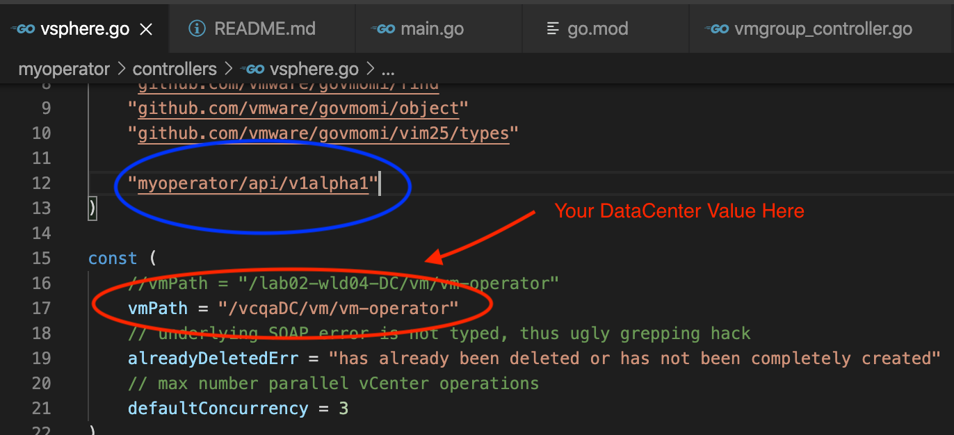VScode Screenshot with new
vsphere.go Image