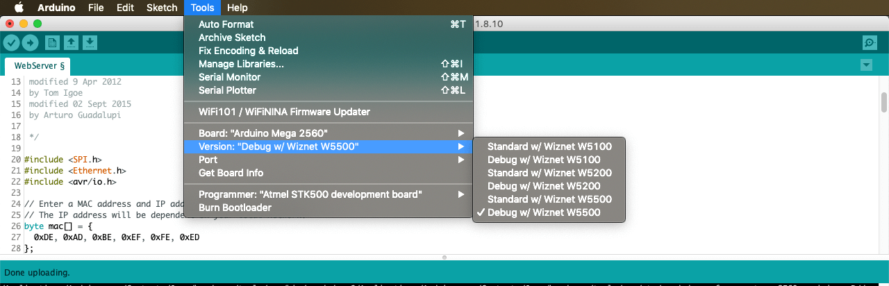 Athena Bootloader Versions Image showing the Athena bootloader versions