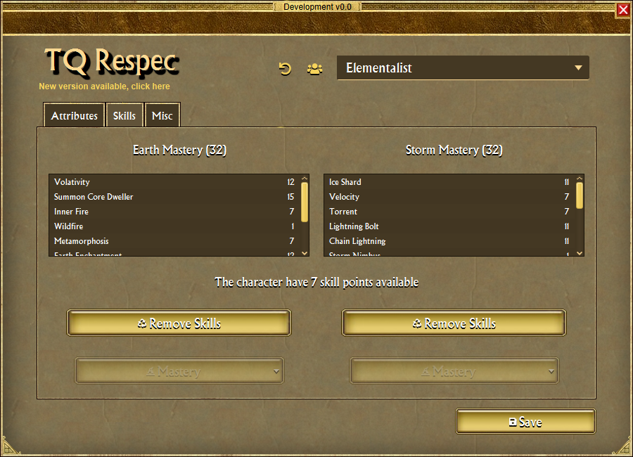 TQRespec Screenshot 2