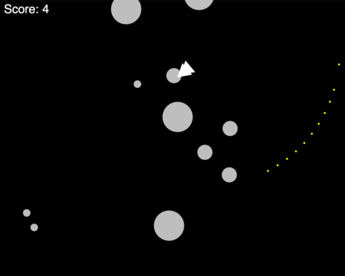 asteroids screen shot