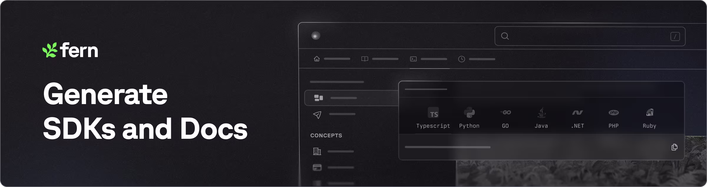 Fern SDK and Documentation Platform