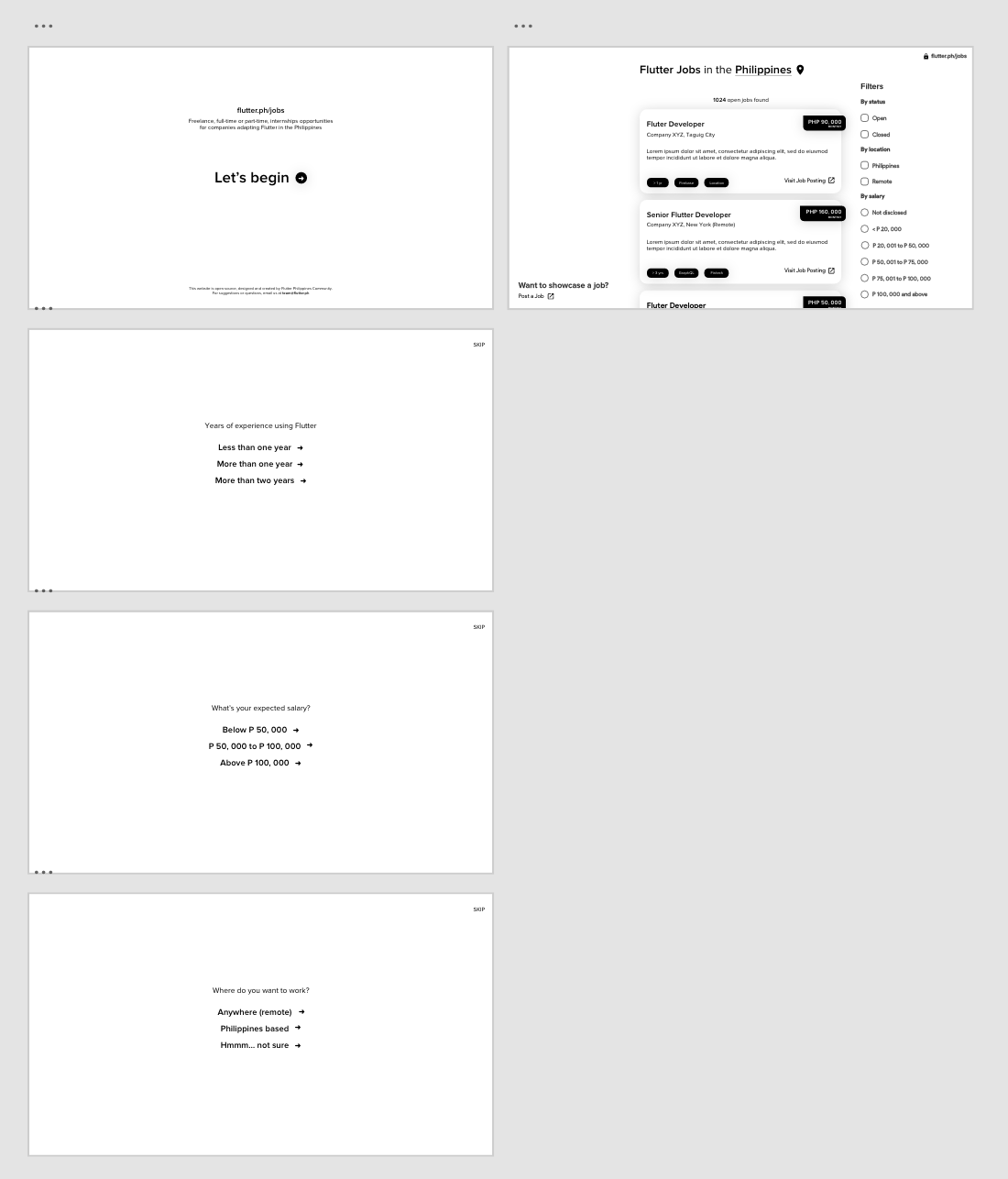 mockup initial