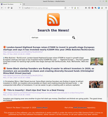 Search The News