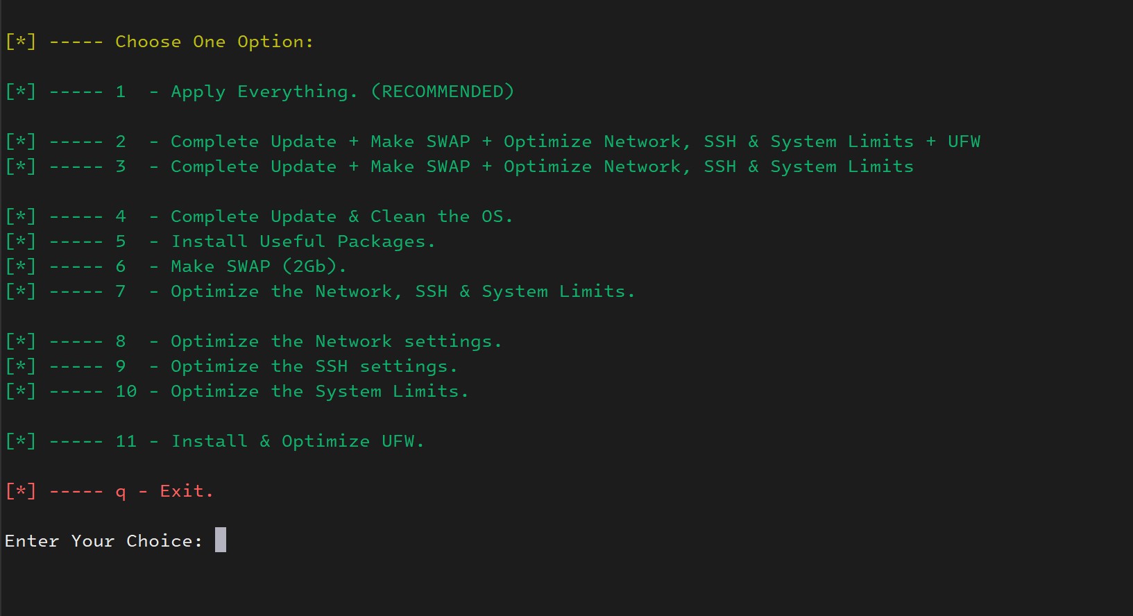 rhel-based-menu