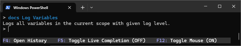 help docs