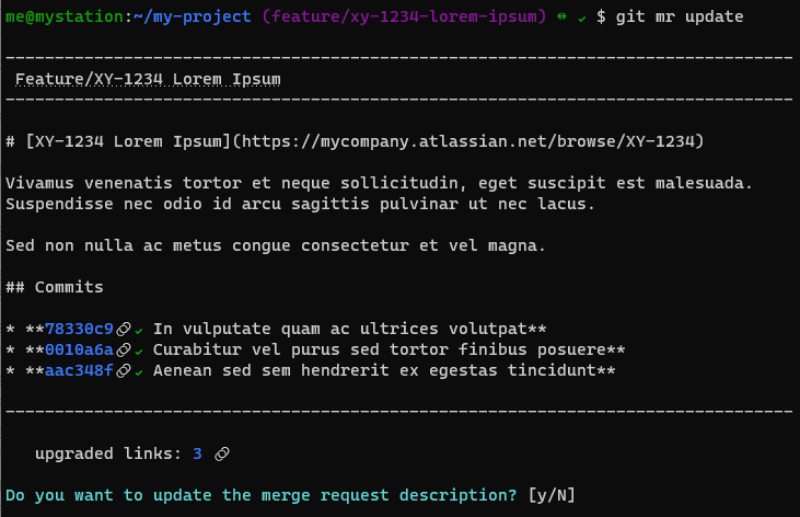 git mr update links