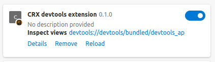 devtools link
