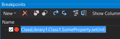 Created breakpoint