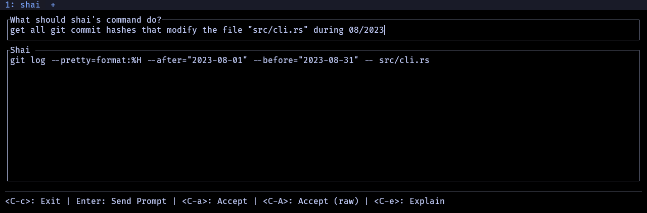Get the commit hash of the commits that modify a file