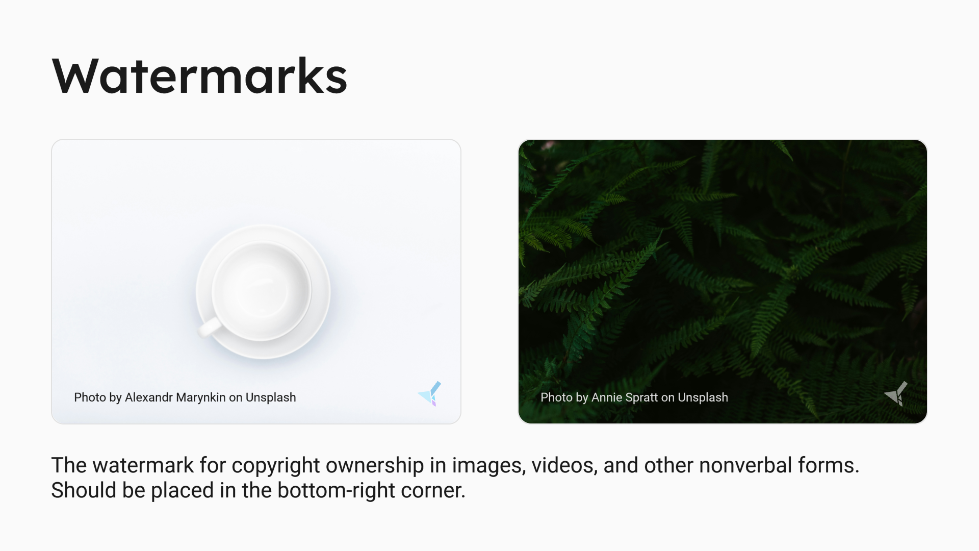 Watermarks