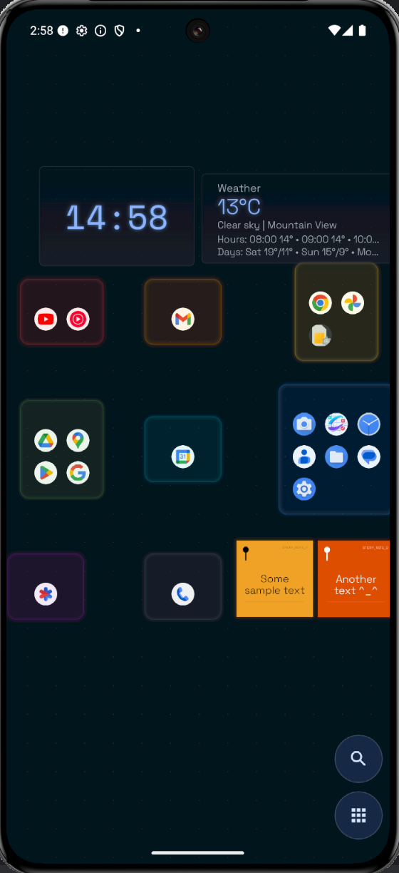Home canvas (dark + smart)