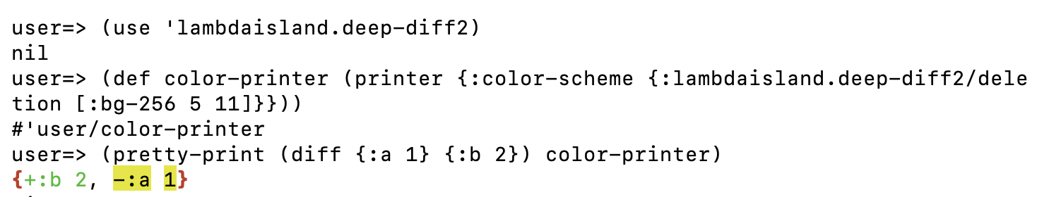 screenshot showing color customization