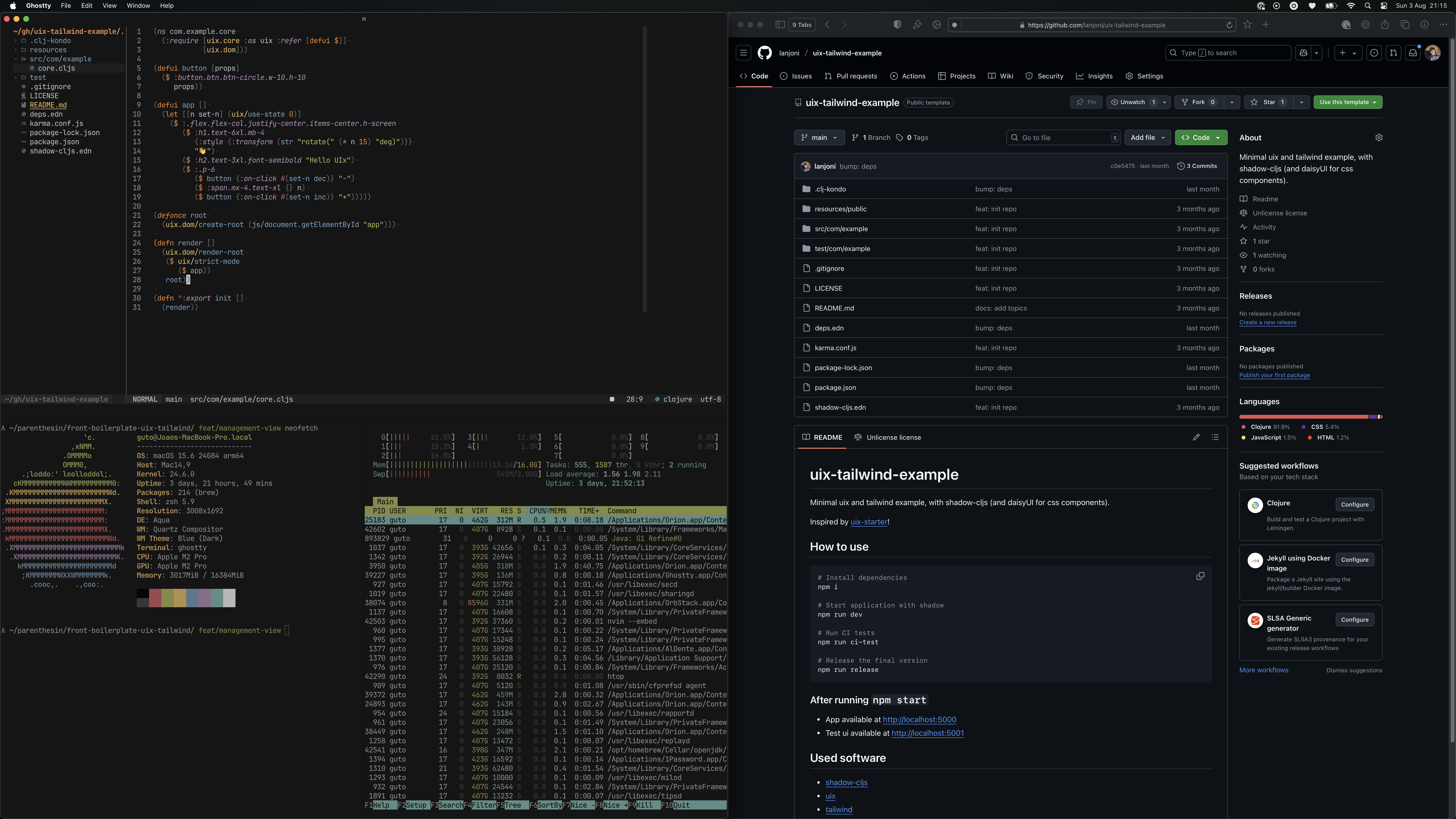 screenshot from workflow