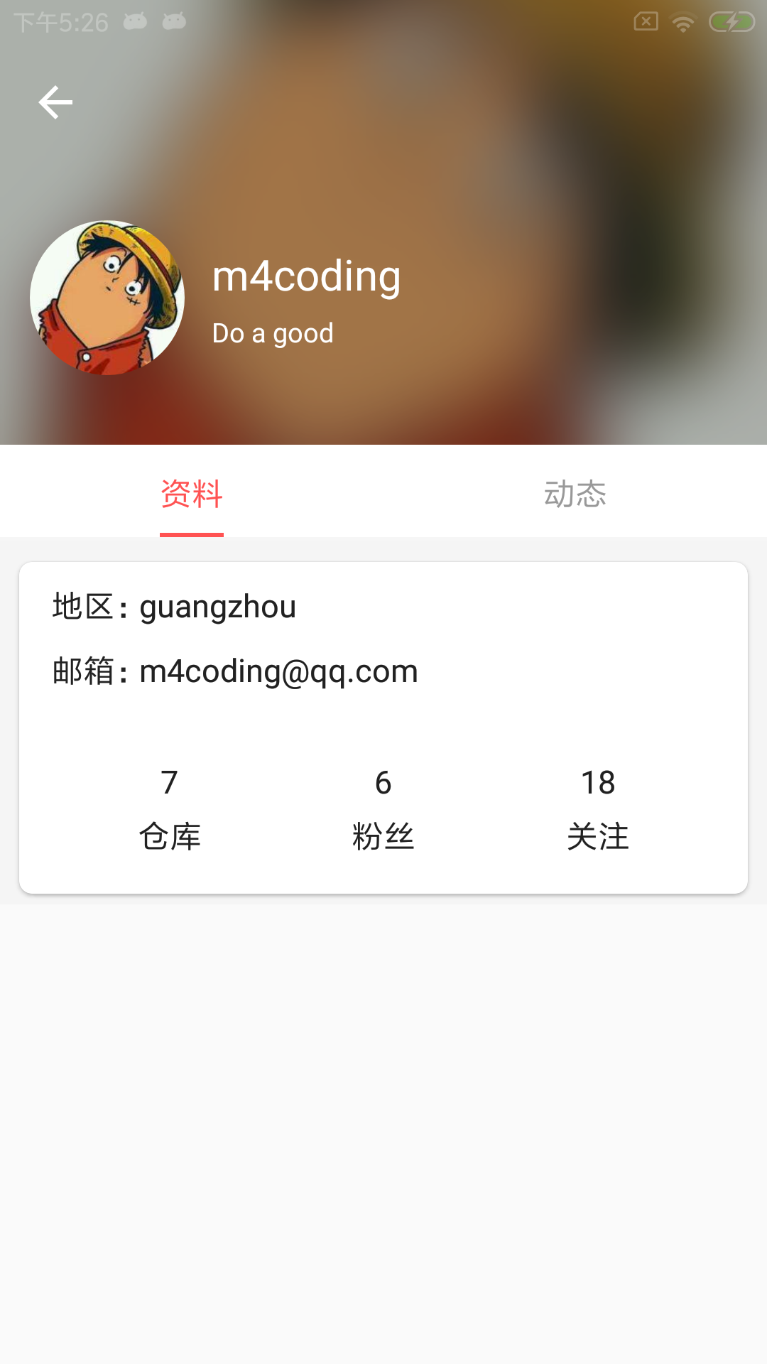 user