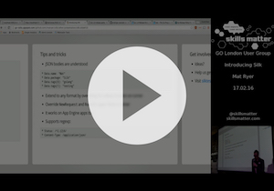Video of Mat Ryer speaking about Silk