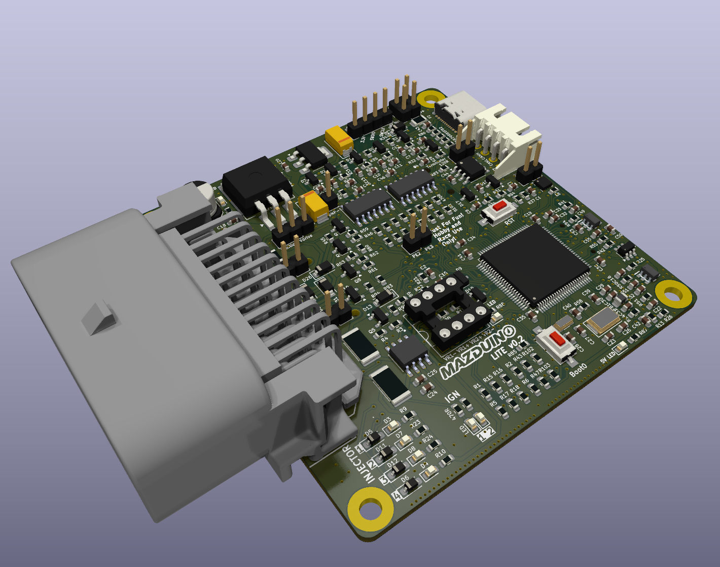 Mazduino Lite v0.2 Top