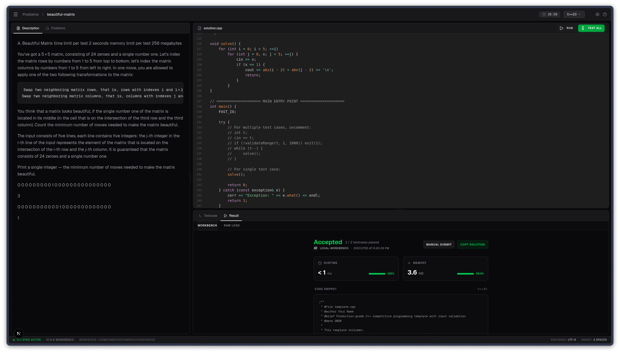 Web Workbench UI