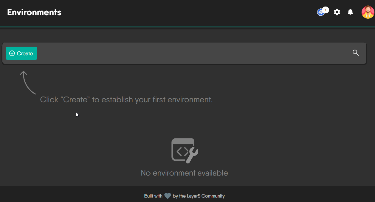 Meshery environments interface for managing connections and credentials