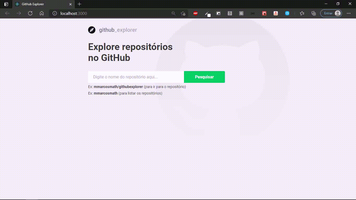 Github Explorer