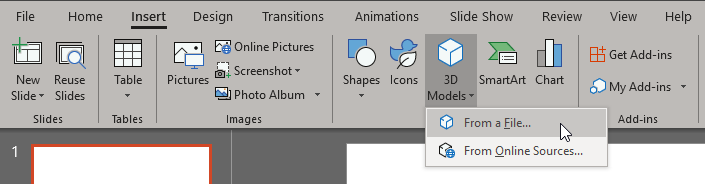 PowerPoint Menu