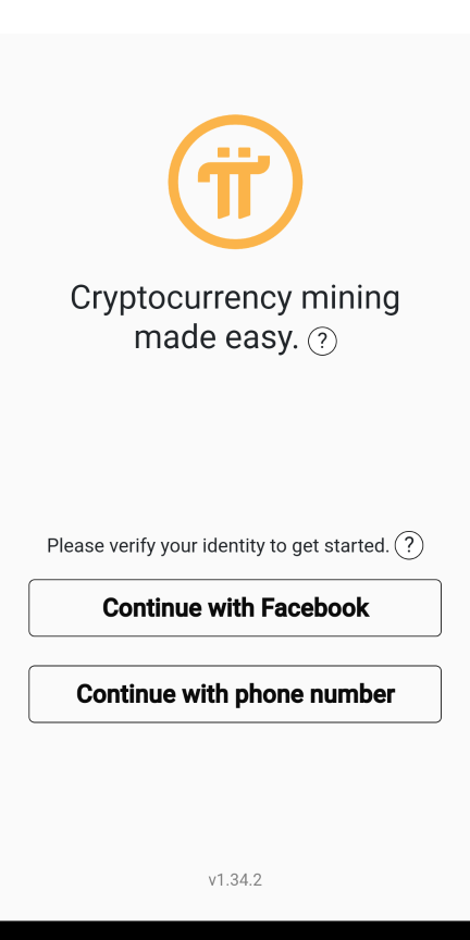 Continue with phone number Đăng ký Pi Network