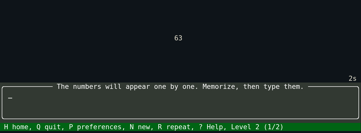 Timed Number Sequence