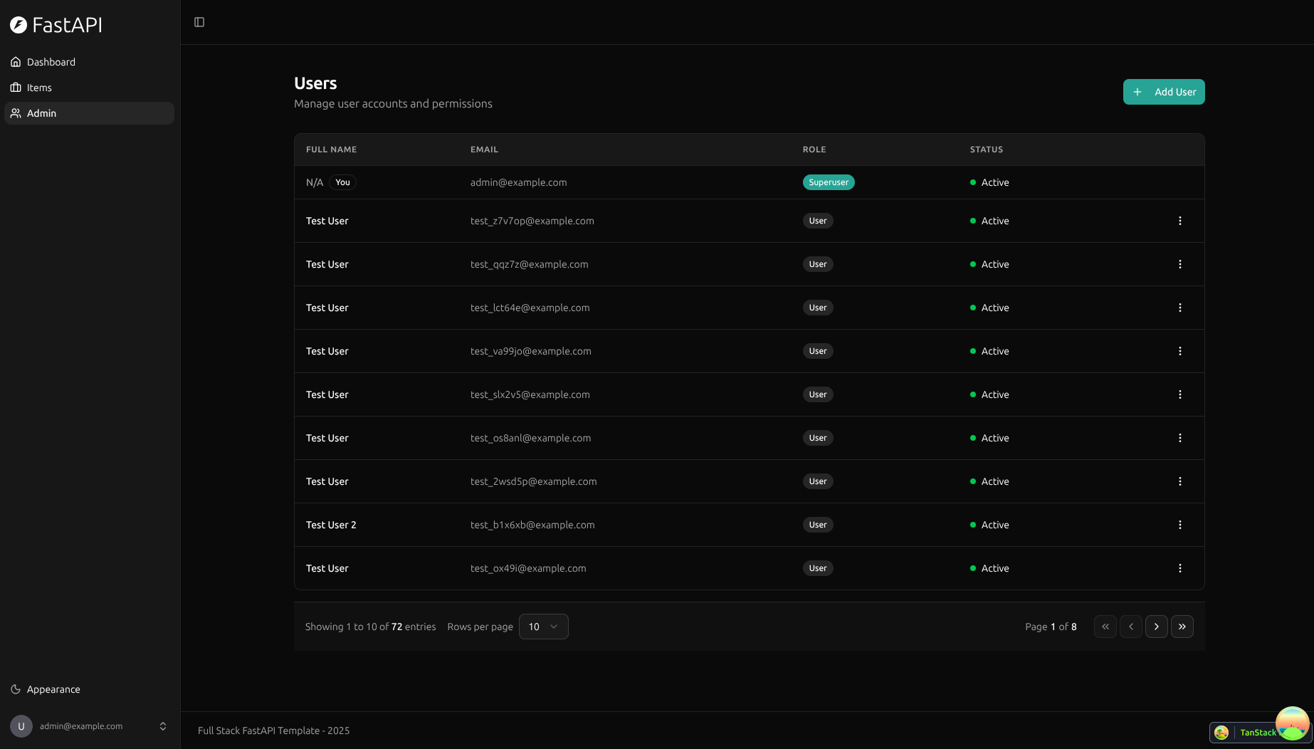 API docs