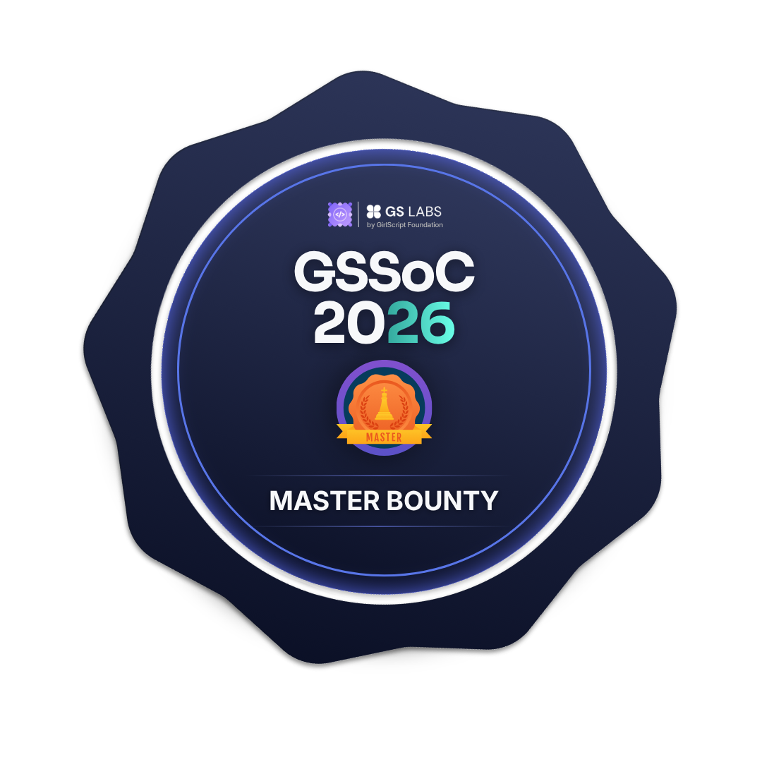 GSSoC Bounty Master Badge